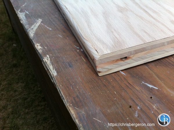 Routed corner of side panels