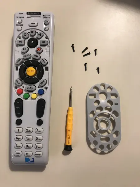 Photo of a Directv remote. Directv Remote