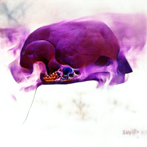 a skull swallowing purple fire "a skull swallowing purple fire" - 64