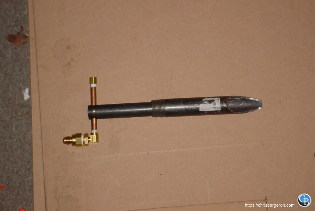 The finished burner assembly