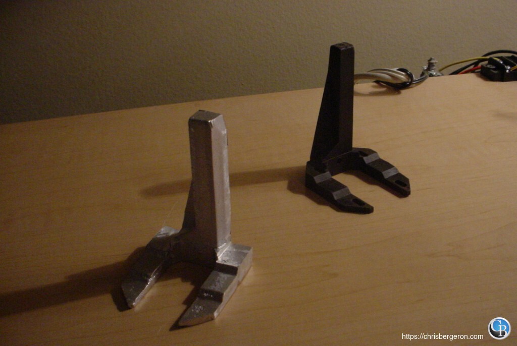 Aluminum motor mount that I made